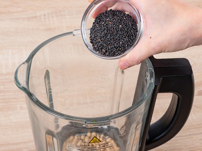 食譜-黑芝麻豆漿