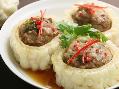 食譜-港式臘味飯+苦瓜釀肉(一鍋二菜)