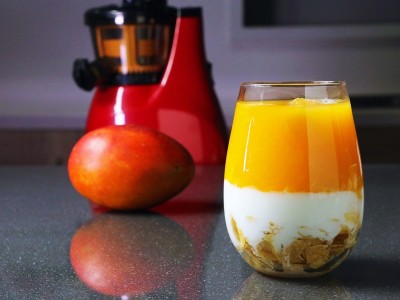 食譜-芒果優格聖代