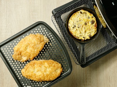 食譜-藍帶豬排+野菇烘蛋