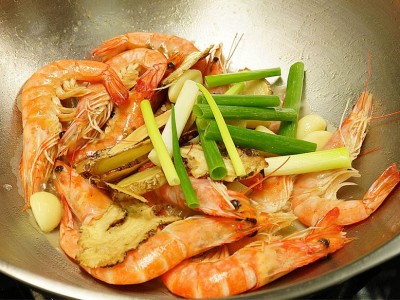 食譜-麻油當歸燒酒蝦