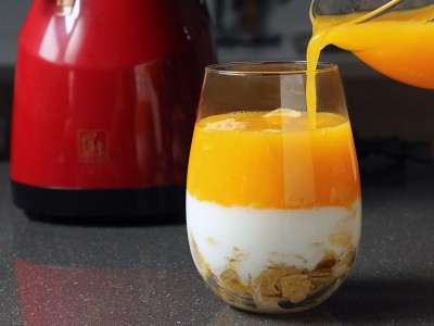 食譜-芒果優格聖代