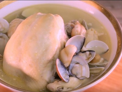 食譜-【阿芳廚房】蒜頭蛤蜊雞湯