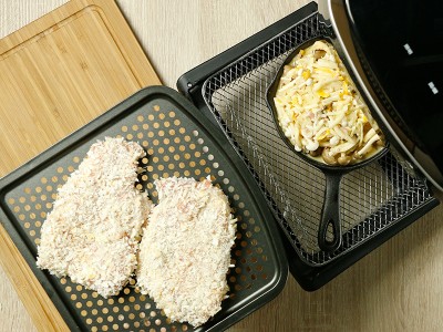 食譜-藍帶豬排+野菇烘蛋