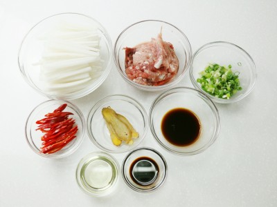 食譜-白蘿蔔拌炒肉絲