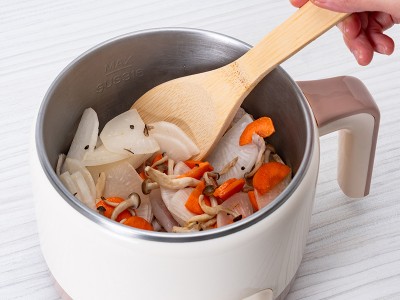 食譜-豬肉味噌湯+日式蒸物