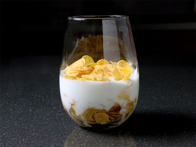 食譜-芒果優格聖代