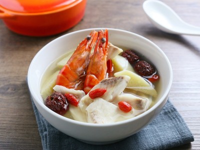 食譜-山藥海鮮湯