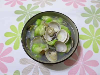 食譜-蛤蜊絲瓜