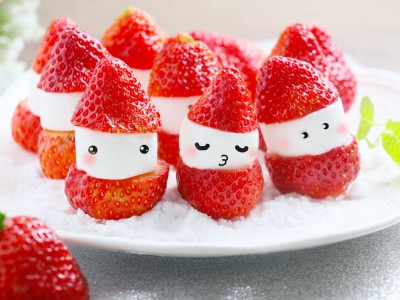 食譜-【聖誕創意料理】草莓小精靈