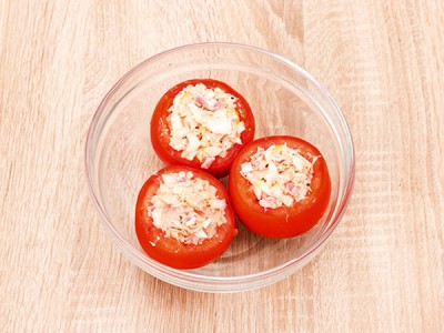 食譜-氣炸豬肋排+鮪魚番茄盅