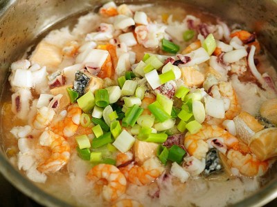 食譜-南瓜海鮮粥
