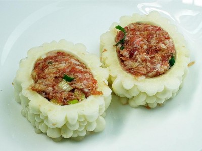 食譜-港式臘味飯+苦瓜釀肉(一鍋二菜)