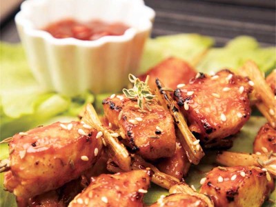 食譜-韓式雞肉串燒