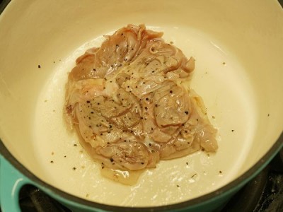 食譜-香煎雞排佐燉鮮蔬