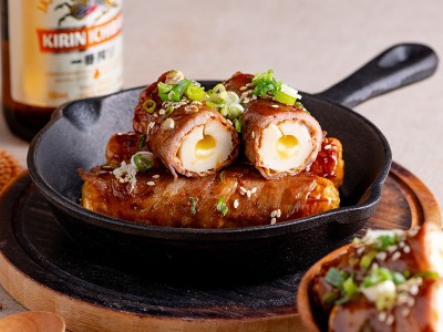 食譜-竹輪豬肉起司捲