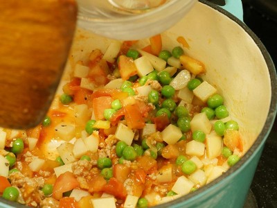 食譜-香煎雞排佐燉鮮蔬