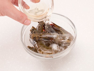 食譜-迷迭香烤蝦