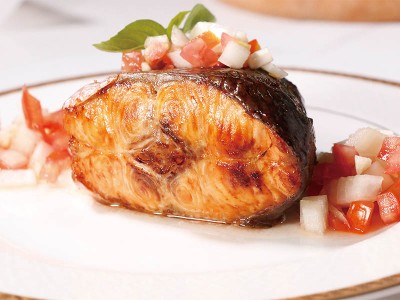 食譜-鮭魚佐莎莎醬
