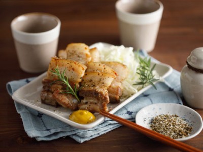 食譜-饗瘦美味，軟嫩鹽燒豬五花