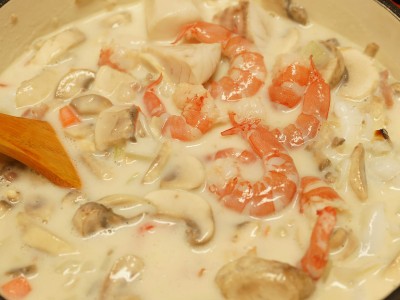 食譜-海鮮巧達濃湯