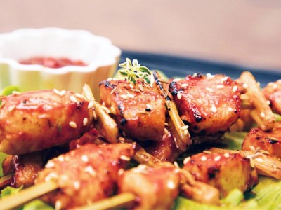 食譜-韓式雞肉串燒