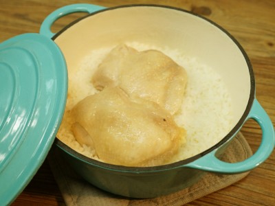 食譜-香嫩雞腿飯