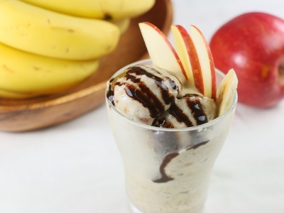 食譜-香蕉蘋果冰淇淋