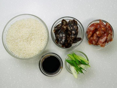 食譜-港式臘味飯+苦瓜釀肉(一鍋二菜)