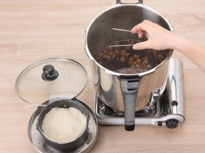 食譜-【一鍋兩菜】八寶米糕&黑糖地瓜桂圓湯