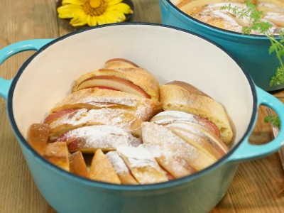 食譜-烤蘋果佐法國土司