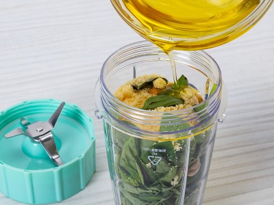 食譜-青醬菇菇培根義大利麵 