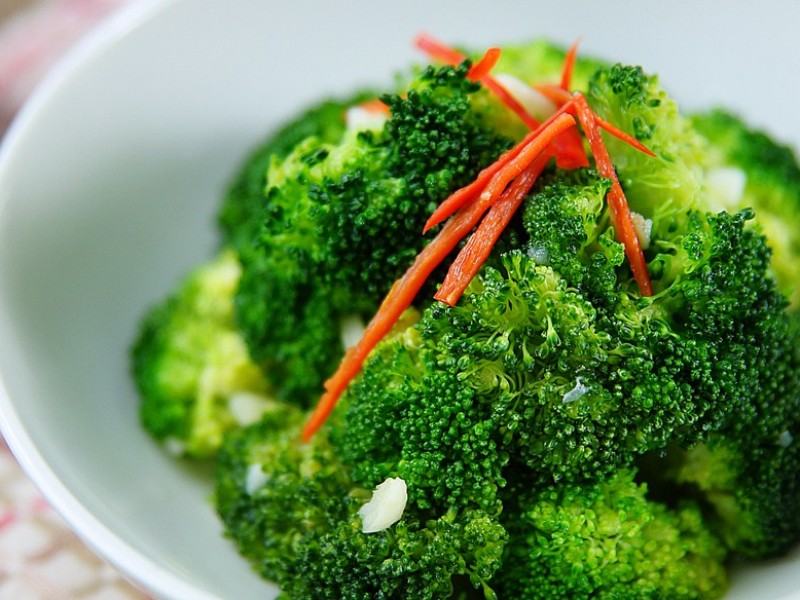 食譜-蒜炒花椰菜