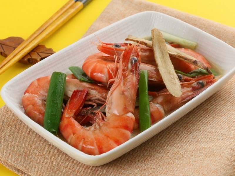 食譜-麻油當歸燒酒蝦
