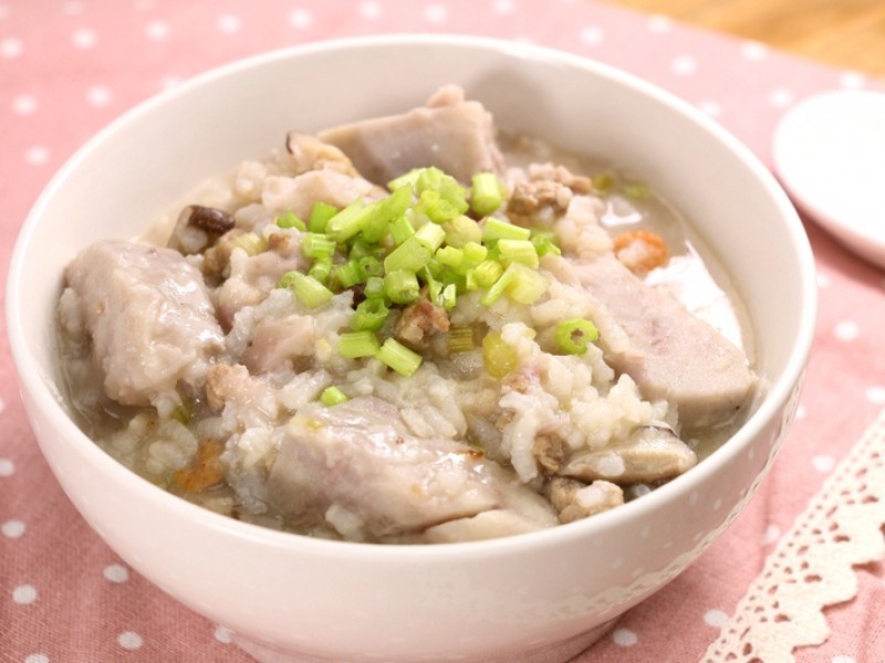 食譜-芋頭鹹粥