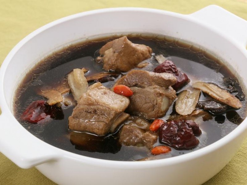 食譜-八珍燉排骨